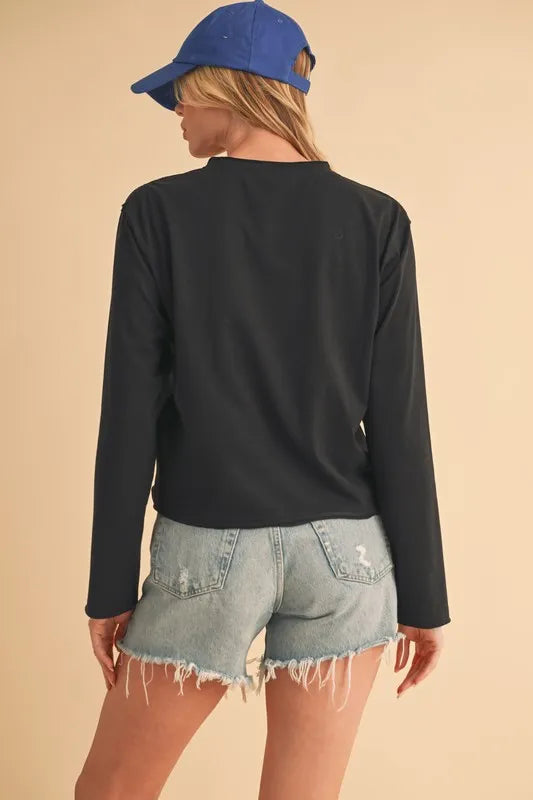 Aemi+Co Round Neck Long Sleeve T-Shirt-3